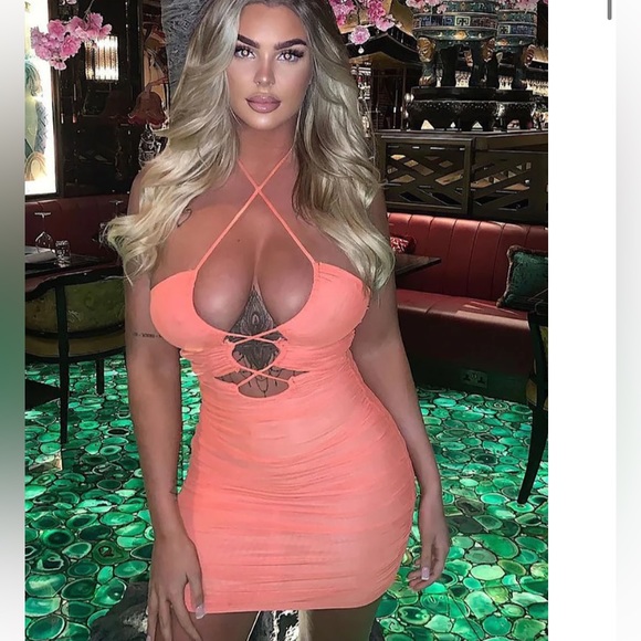 Fashion Nova Dresses & Skirts - Kit Mesh Mini Dress Cutout